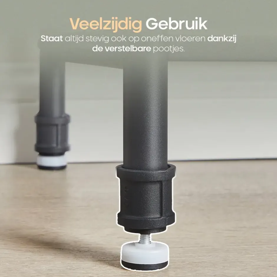 O'DADDY Staande Kapstok met Schoenenrek - 23 Haken - Bruin