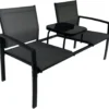 O'DADDY Tuinbank - 142 x 57 x 82 cm - Metaal - Zwart