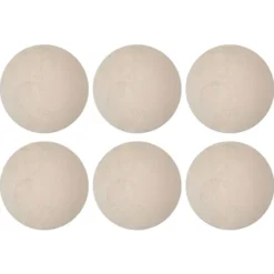 Onderzetter 6 stuks 10x10 cm Japandi - Beige - Modern