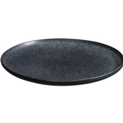Ontbijtbord Liz - zwart - stoneware - Ø21,4 cm