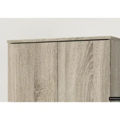 Opbergkast Ray 60cm met 2 deuren en 4 legplanken - sonoma eik