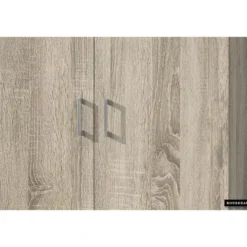 Opbergkast Ray 80cm met 2 deuren en 4 legplanken - sonoma eik