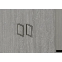 Opbergkast Ray 60cm met 2 deuren en 4 legplanken in grijze eik