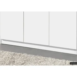 Opbergkast Ray 120cm met 3 deuren en 4 legplanken -wit