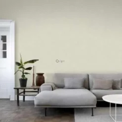Origin behang - linnen - beige - 53 cm x 10,05 m