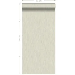 Origin behang - linnen - beige - 53 cm x 10,05 m
