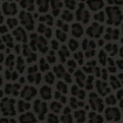 Origin behang - panterprint - donkergrijs en zwart - 0.53 x 10.05 m