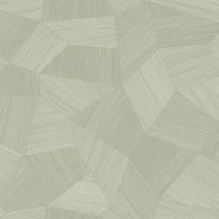 Origin Wallcoverings behang grafisch 3D motief licht vergrijsd groen