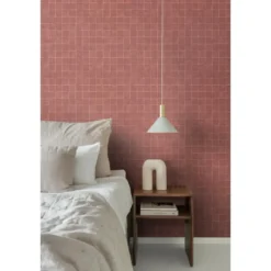 Origin Wallcoverings behang tegelmotief terracotta - 50 x 900 cm