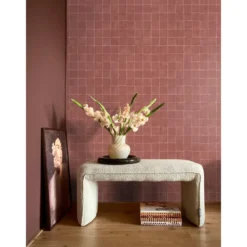 Origin Wallcoverings behang tegelmotief terracotta - 50 x 900 cm