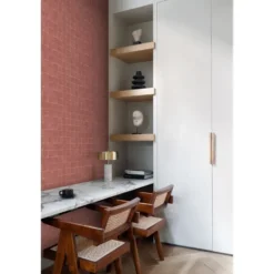 Origin Wallcoverings behang tegelmotief terracotta - 50 x 900 cm