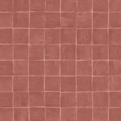 Origin Wallcoverings behang tegelmotief terracotta - 50 x 900 cm