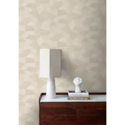 Origin Wallcoverings behang grafisch 3D motief gebroken wit - 53 x 1005 cm