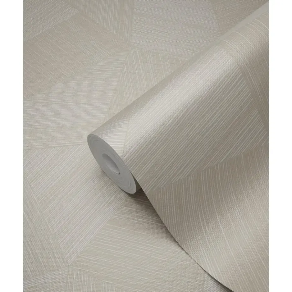 Origin Wallcoverings behang grafisch 3D motief gebroken wit - 53 x 1005 cm