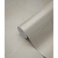 Origin Wallcoverings behang grafisch 3D motief gebroken wit - 53 x 1005 cm