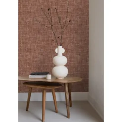 Origin Wallcoverings behang tropische bladeren donker beige - 53 x 1005 cm