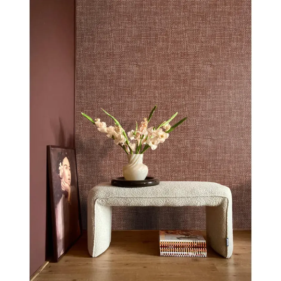 Origin Wallcoverings behang tropische bladeren donker beige - 53 x 1005 cm