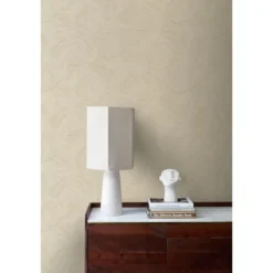 Origin Wallcoverings behang tropische bladeren taupe - 53 x 1005 cm