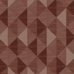 Origin Wallcoverings behang grasweefsel in grafisch 3D motief bordeaux rood