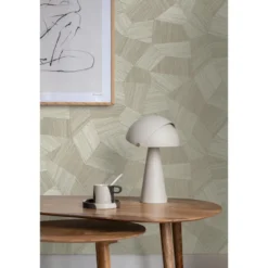 Origin Wallcoverings behang grafisch 3D motief zand beige - 53 x 1005 cm