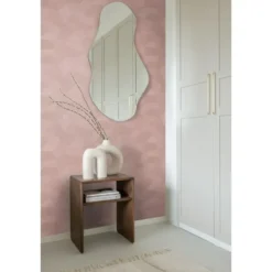 Origin Wallcoverings behang grafisch 3D motief roze - 50 x 900 cm