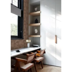 Origin Wallcoverings behang grafisch 3D motief roest bruin - 53 x 1005 cm