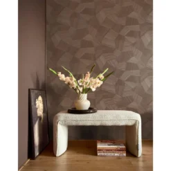 Origin Wallcoverings behang grafisch 3D motief roest bruin - 53 x 1005 cm