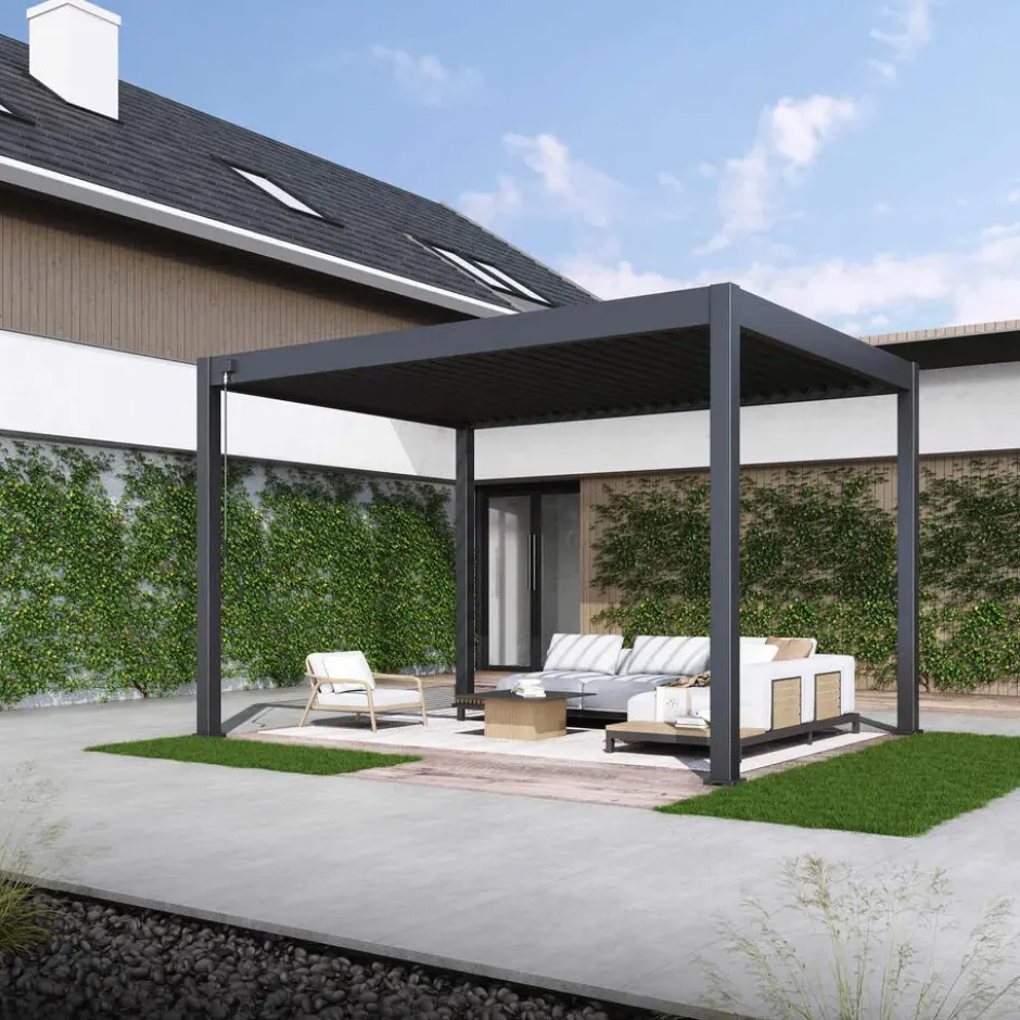 Orion Comfort terrasoverkapping 300 x 400 cm antraciet