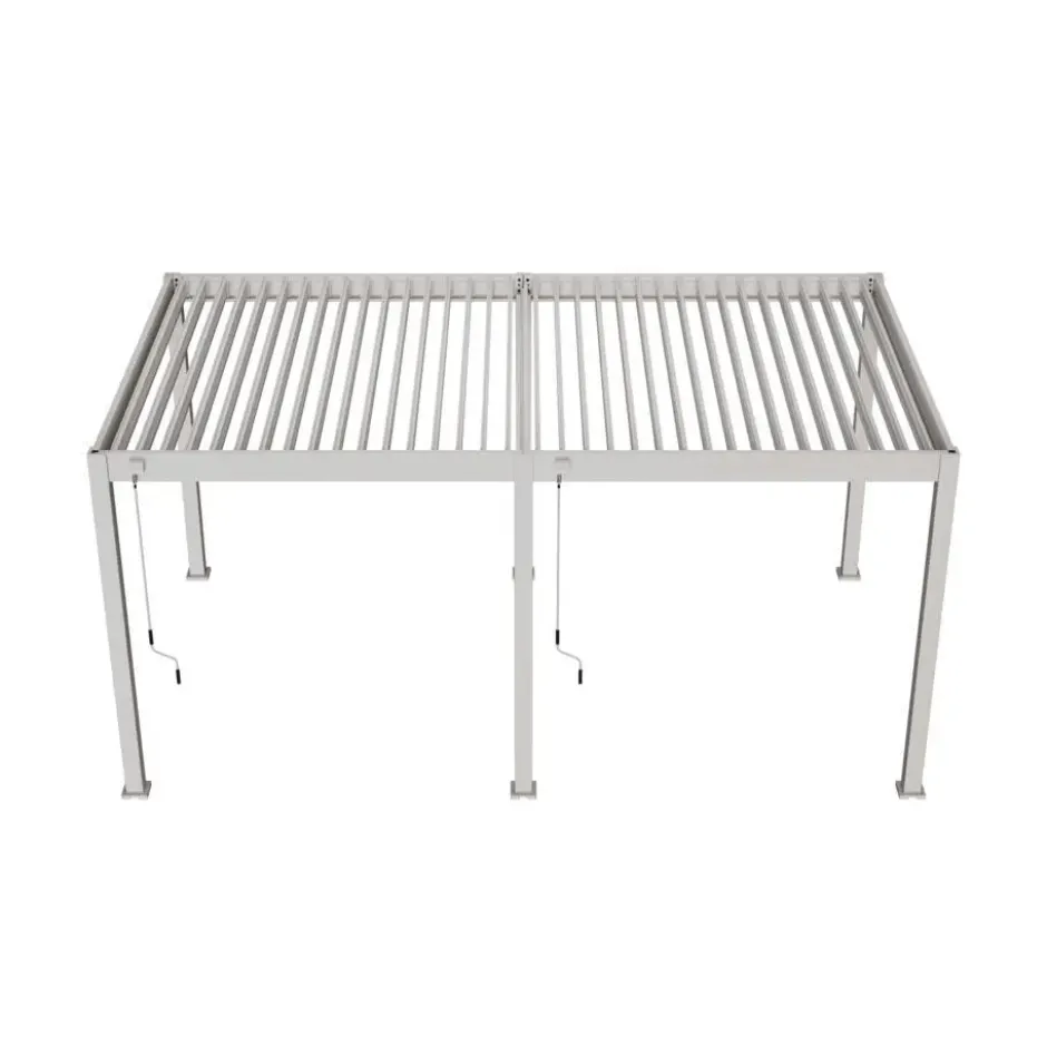 Orion Comfort terrasoverkapping 300 x 530 cm lichtgrijs