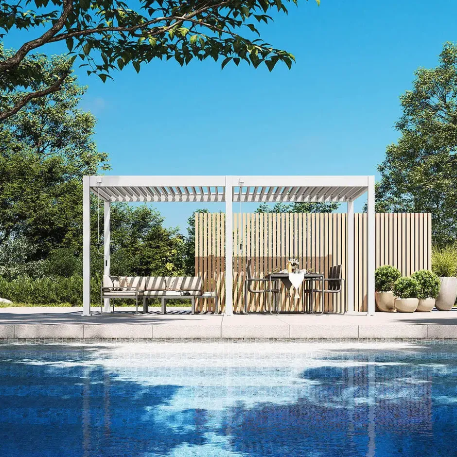 Orion Comfort terrasoverkapping 300 x 530 cm wit