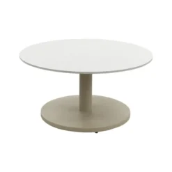 Orion salontafel voor buiten Ø60 cm. - Keramiek/Latte