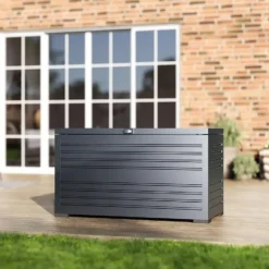 Orion Sit & Store aluminium opbergbox 590L antraciet
