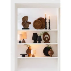 Ornament Axis - Donkerbruin - 28x19x45cm