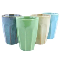 OTIX Cappuccino Mokken 330 ml Koffietassen Latte Macchiato Glazen Set van 4