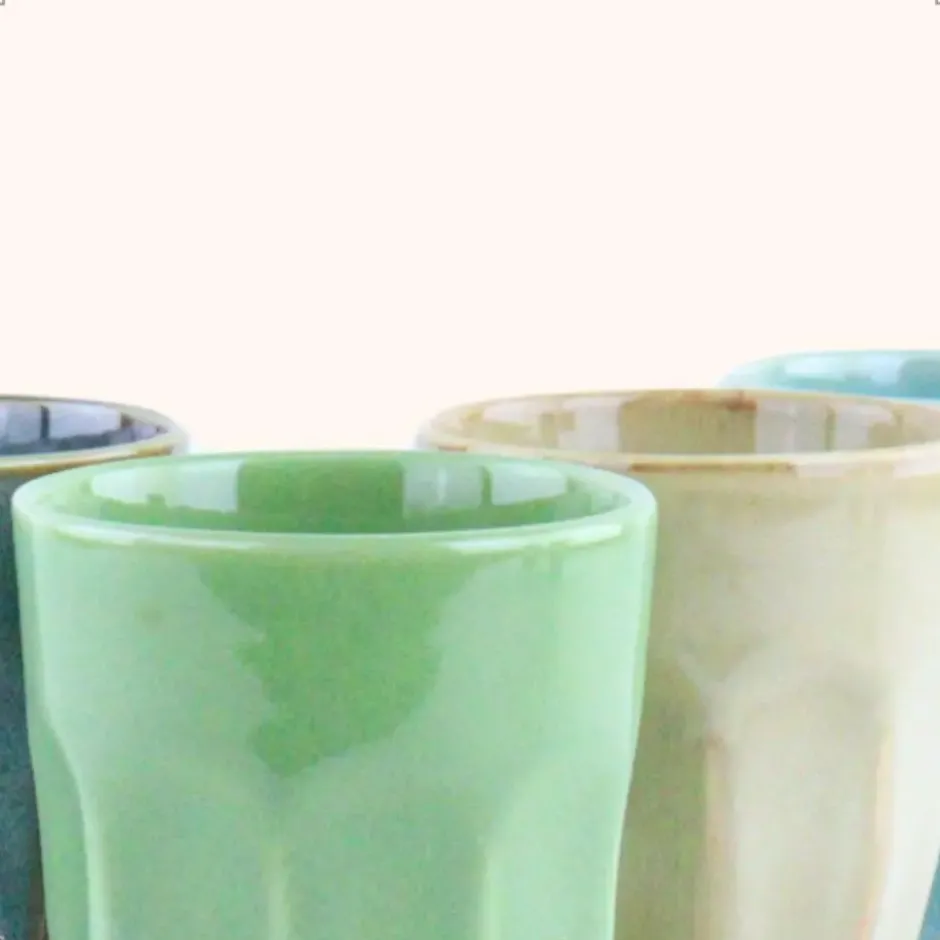 OTIX Cappuccino Mokken 330 ml Koffietassen Latte Macchiato Glazen Set van 4