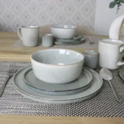 OTIX Dinerborden 6 Delig Beech - Groen