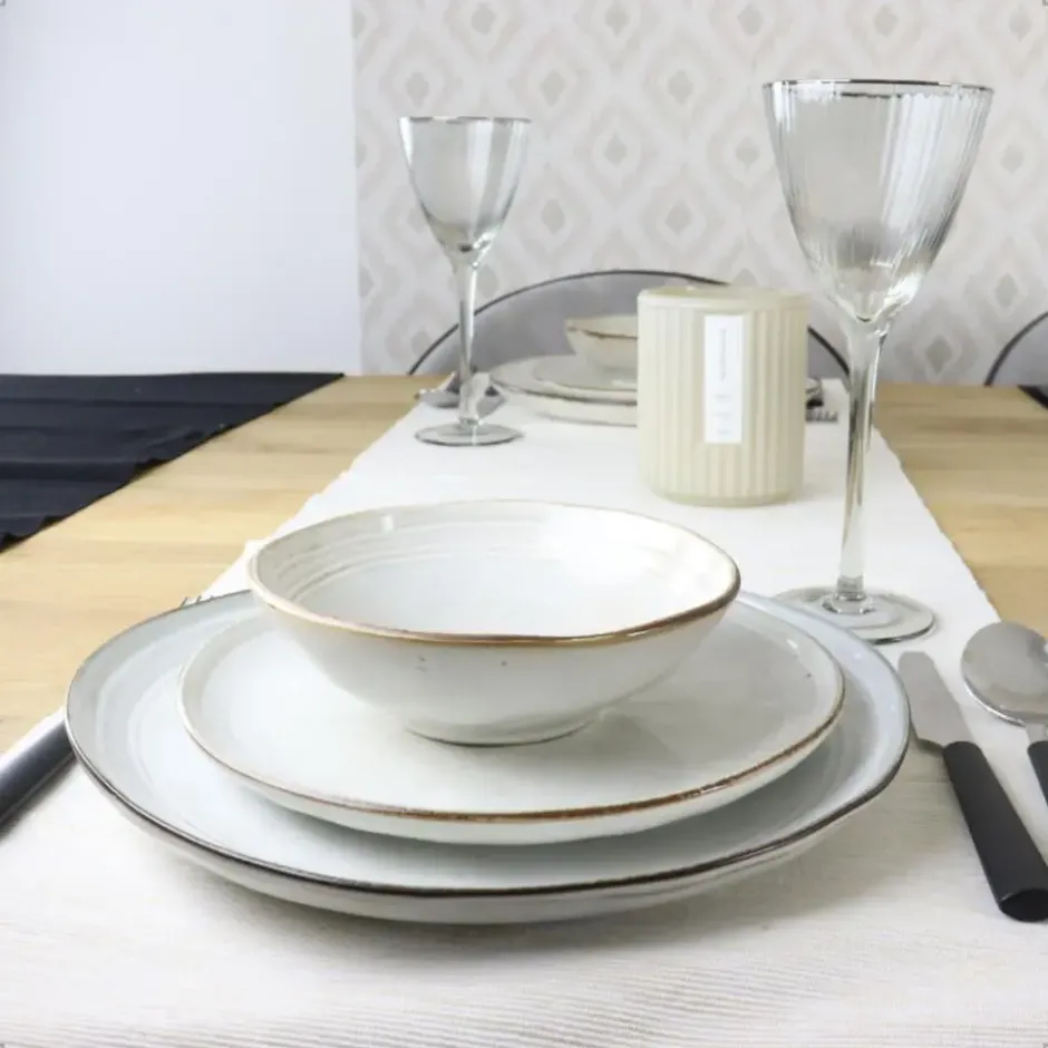 OTIX Dinerborden 12 Delig Lily - Beige