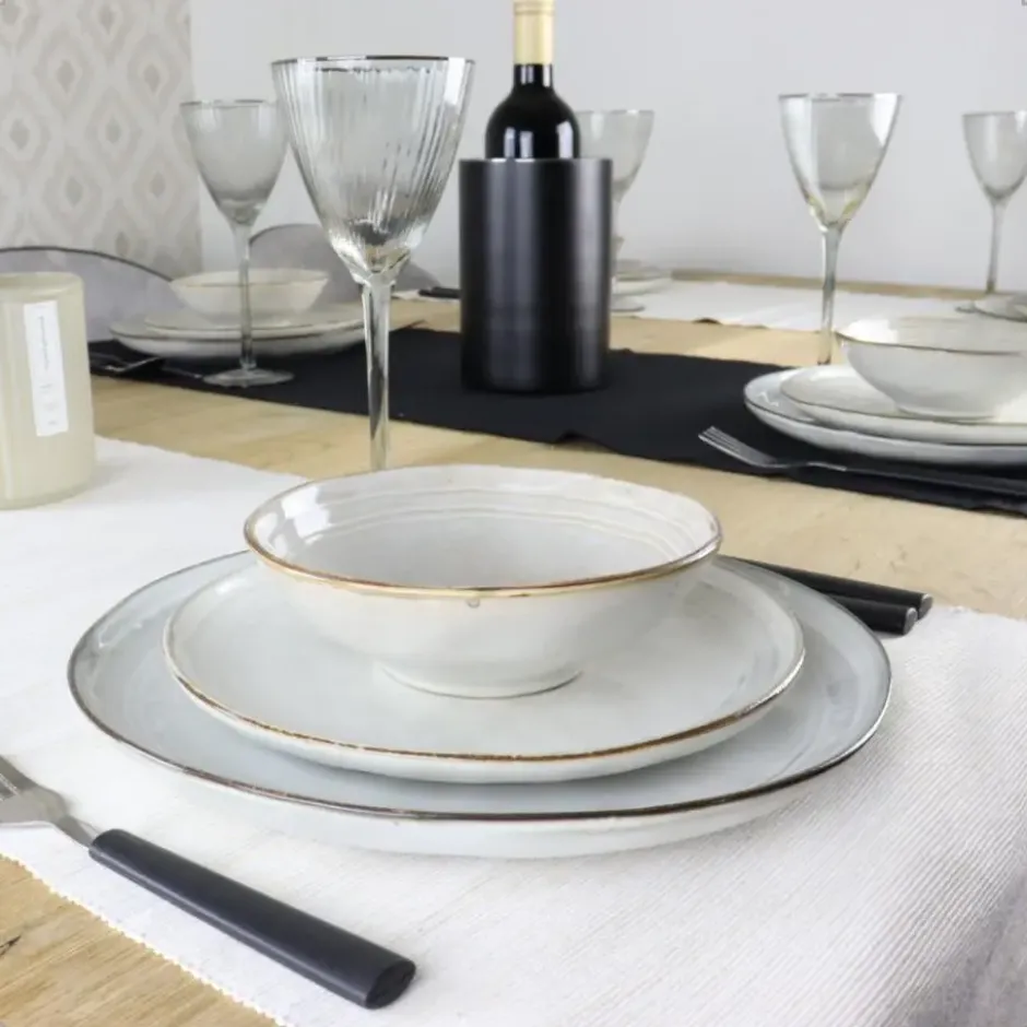 OTIX Dinerborden 12 Delig Lily - Beige