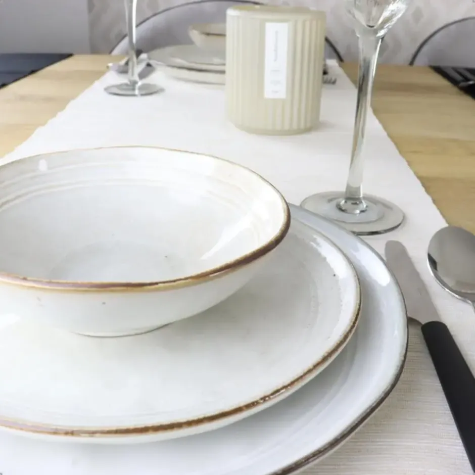 OTIX Dinerborden 12 Delig Lily - Beige