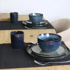 OTIX Dinerborden 6 Persoons Ebony - Blauw