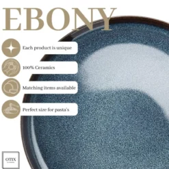 OTIX Dinerborden 6 Persoons Ebony - Blauw