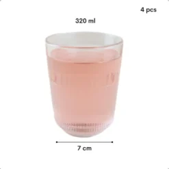 OTIX Drinkglazen 4 stuks - Transparant