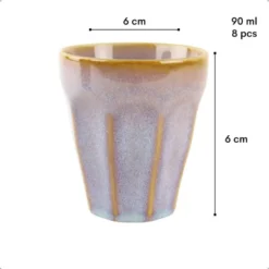 OTIX Espresso Kopjes 8 stuks Felce - Multikleur
