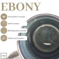 OTIX Koffiekopjes 6 Delig Ebony - Blauw
