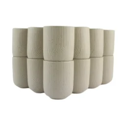 OTIX Koffiekopjes 12 Delig Teak - Beige