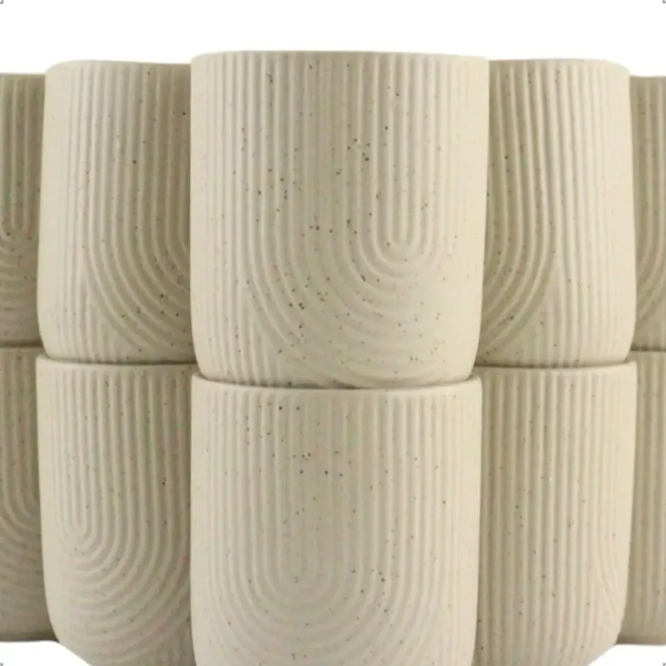 OTIX Koffiekopjes 12 Delig Teak - Beige