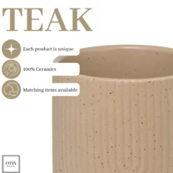 OTIX Koffiekopjes 12 Delig Teak - Beige