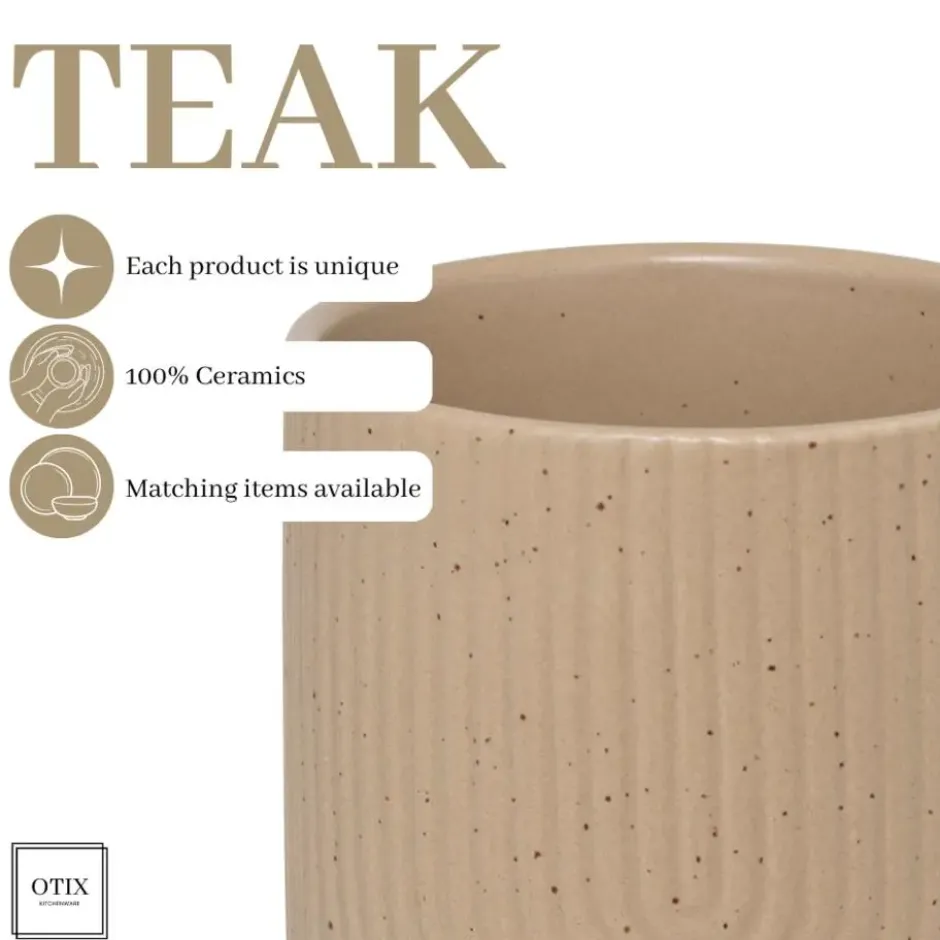 OTIX Koffiekopjes 12 Delig Teak - Beige
