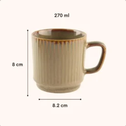 OTIX Koffiekopjes 12 Delig Tone - Multikleur