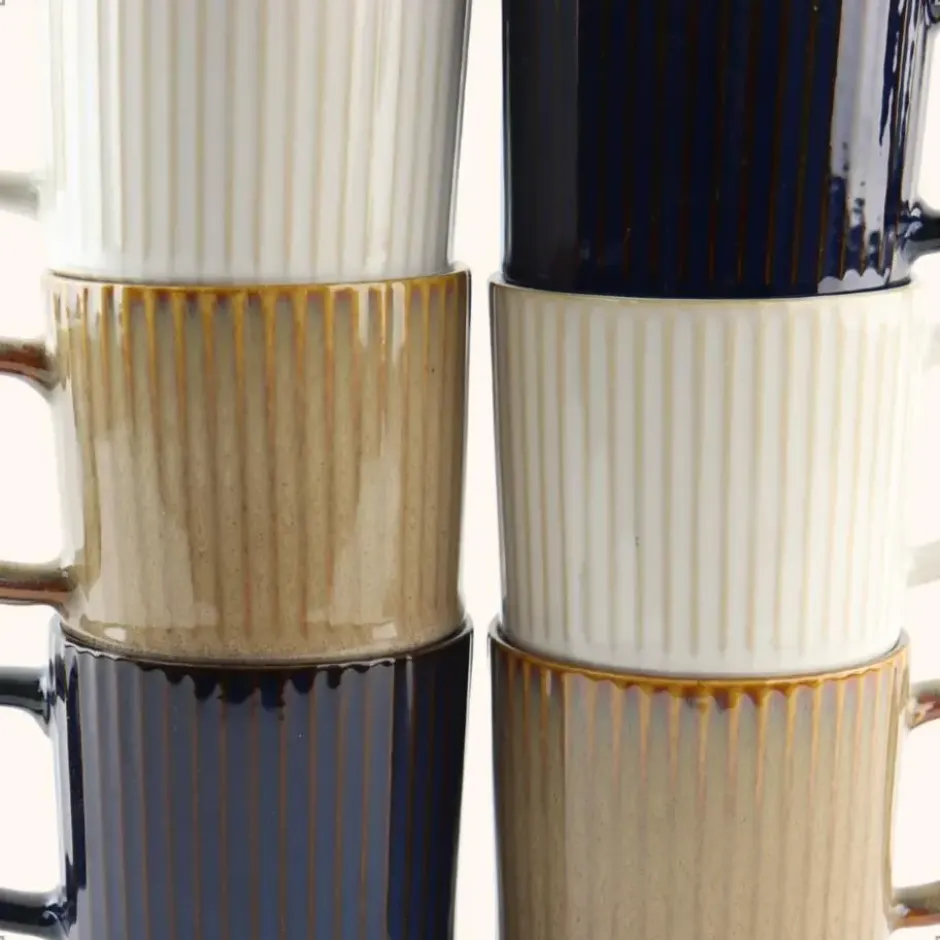 OTIX Koffiekopjes 12 Delig Tone - Multikleur